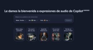 Copilot incorpora un modo Guion para la generación de audio