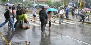 Inamed pronostica precipitaciones en varias regiones del país