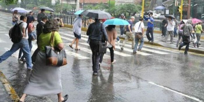 Inamed pronostica precipitaciones en varias regiones del país