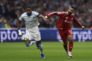 Murillo vive su primera titularidad en la Liga de Campeones en la victoria del Liverpool ante el Marsella